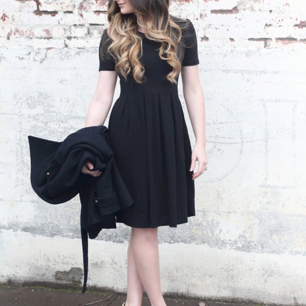 Lularoe Amelia Dress with pockets(Grey)